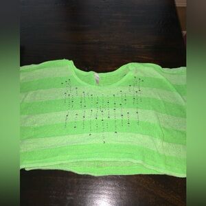 Justice Girls Lime Top size 12